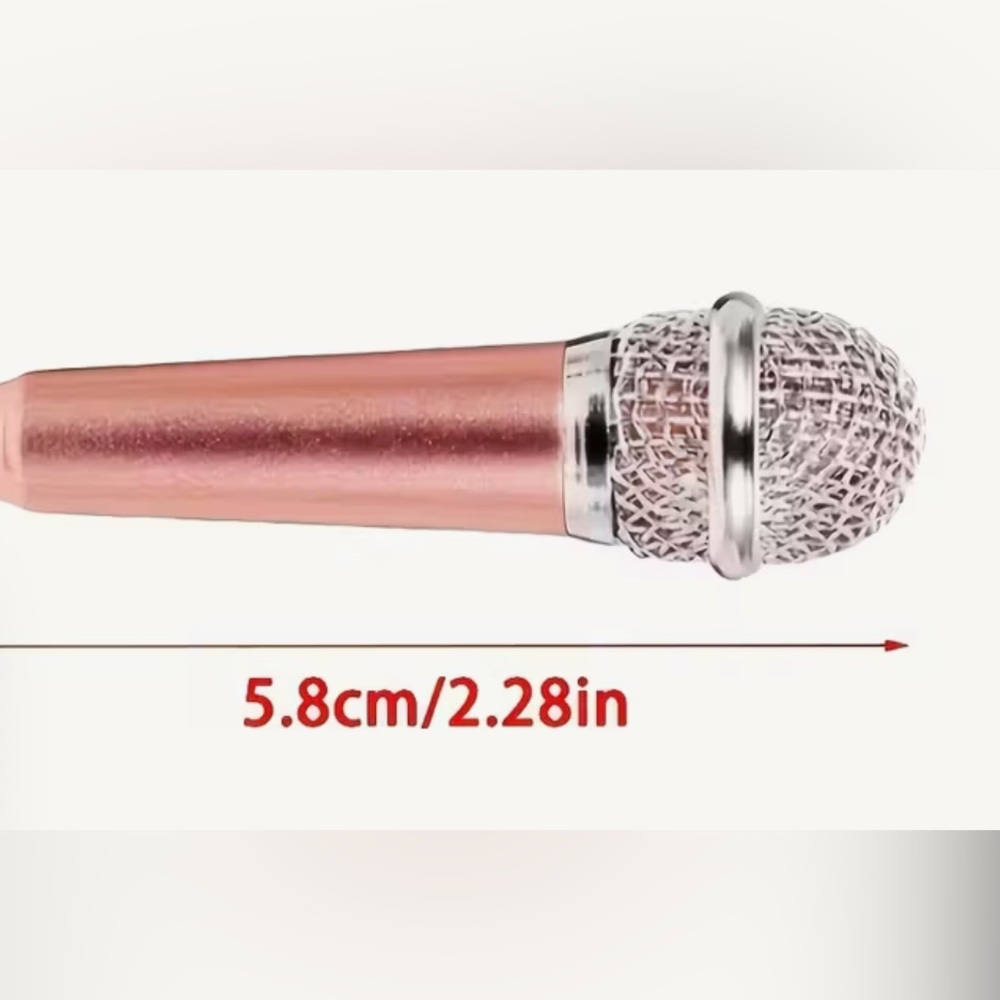 NEW! Pink mini microphone